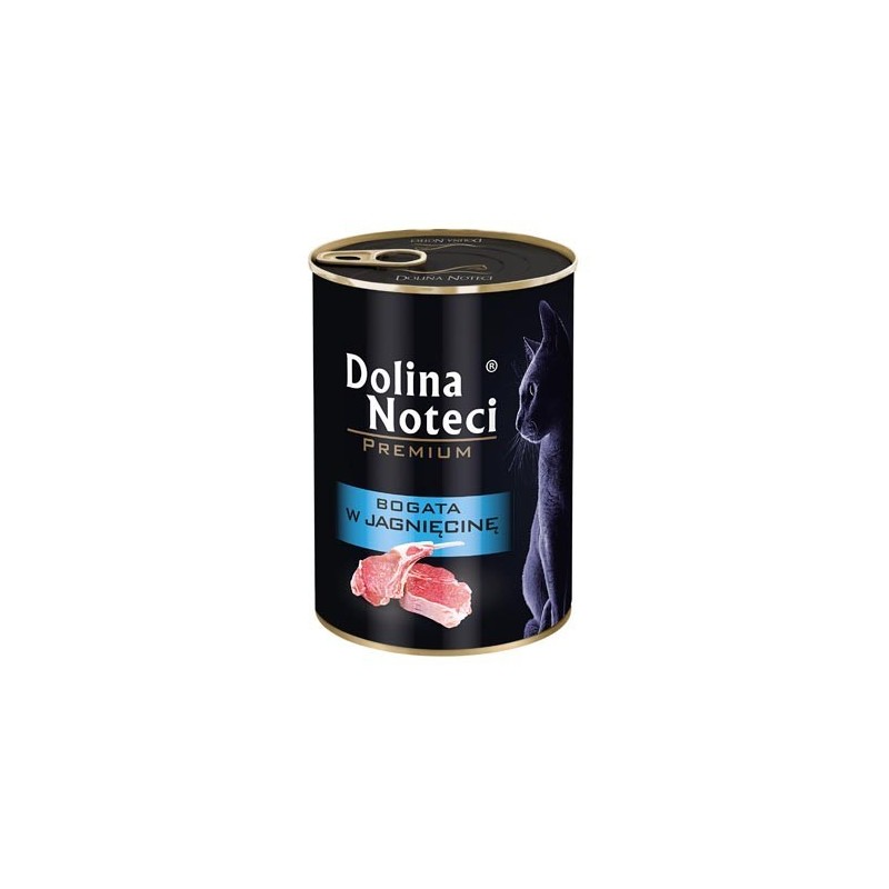 DOLINA NOTECI Premium dla kota - Bogata w jagnięcinę 400g 400g