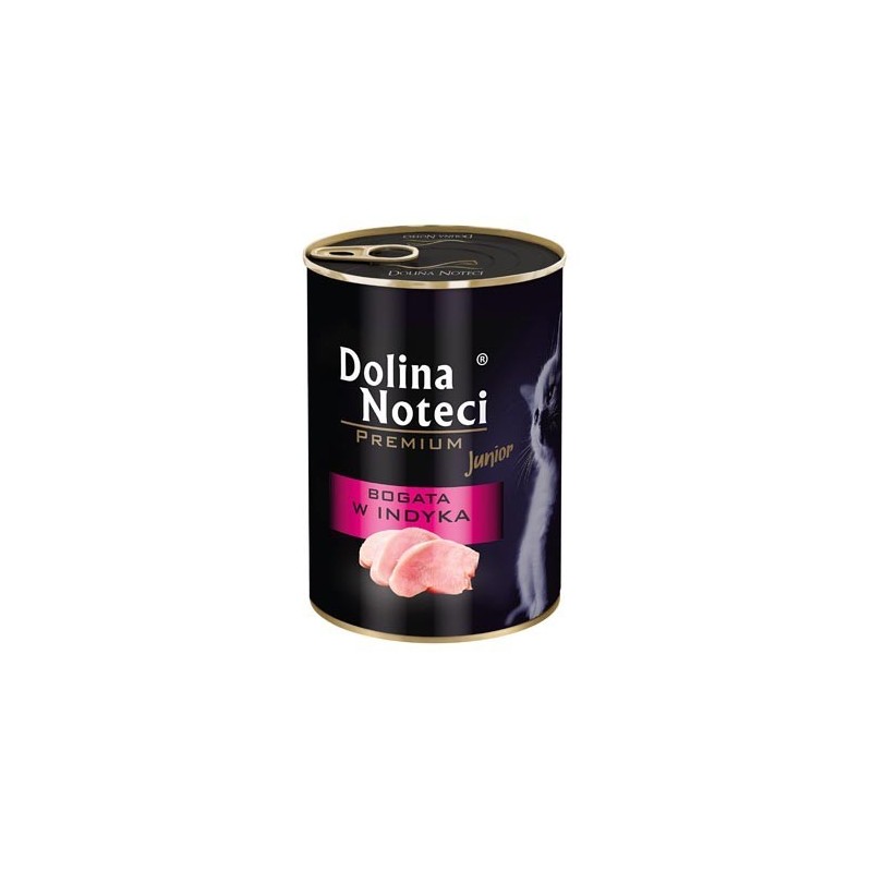 DOLINA NOTECI Premium dla kota Junior / Kitten - Bogata w indyka 400g 400g