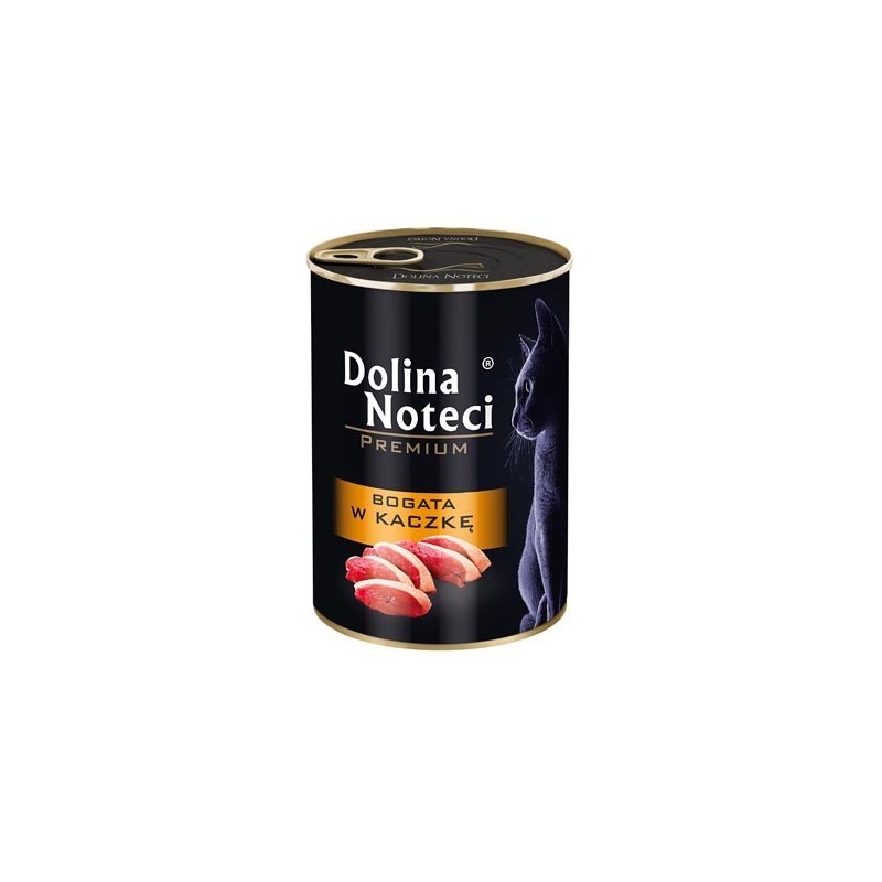 DOLINA NOTECI Premium dla kota - Bogata w kaczkę 400g 12x 400g