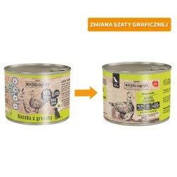 WIEJSKA ZAGRODA dla psa - Kaczka z gruszką (puszka) 800g