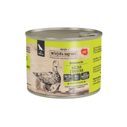 WIEJSKA ZAGRODA dla psa - Kaczka z gruszką (puszka) 200g