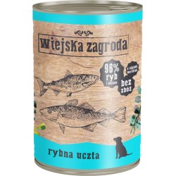 WIEJSKA ZAGRODA dla psa - Rybna uczta (puszka) 6x 400g