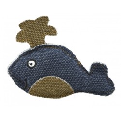 BARRY KING Wieloryb z mocnego materiału 11 x 9 cm Brązowy