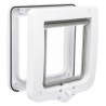 TRIXIE Dwustronne drzwi dla kota wahadłowe 4-way 20x22cm - Białe