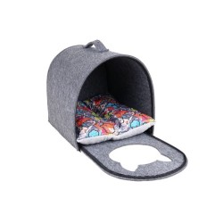 AMIPLAY Domek dla kota Quick Press 2in1 Hygge