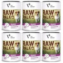 RAW PALEO Puppy Lamb Monoprotein 400g 6x 400g