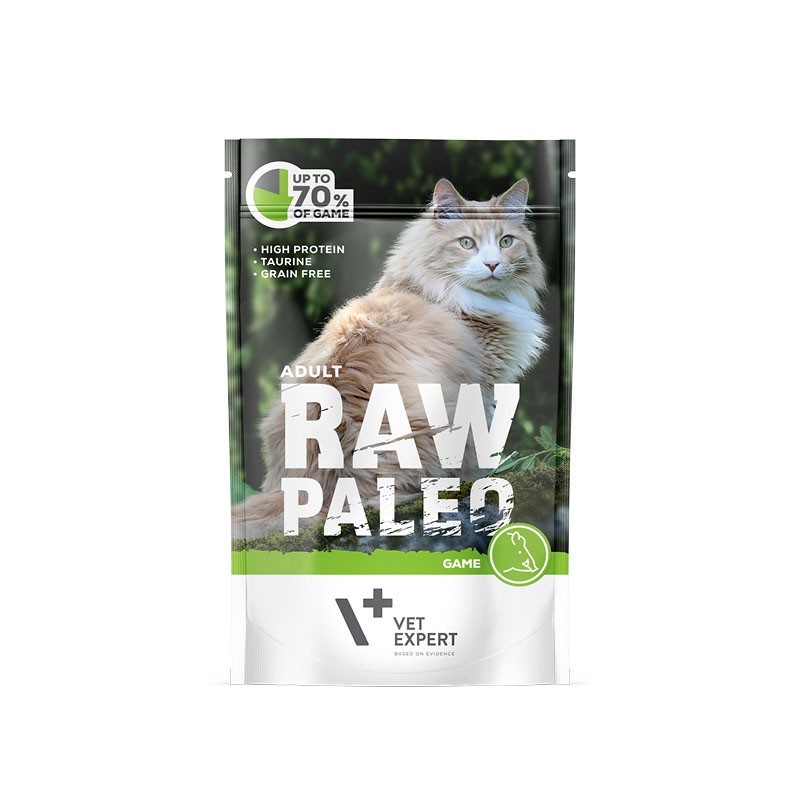RAW PALEO Adult Cat Game 100g (saszetka) dziczyzna 100g (saszetka)
