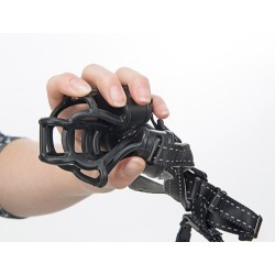 TRIXIE Kaganiec silikonowy Muzzle Flex - Czarny M-L