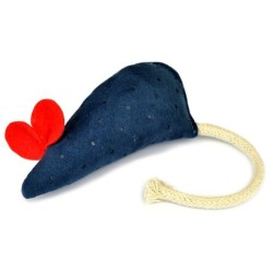 LAUREN DESIGN Myszka 15cm - granatowa (pikowana)