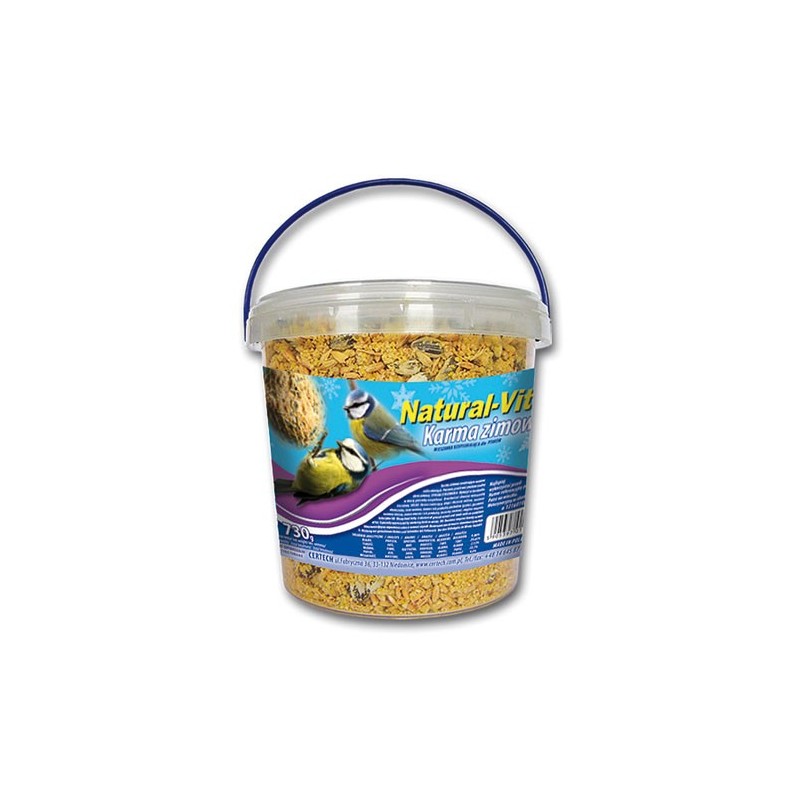 NATURAL-VIT Sypka karma tłuszczowa 730g