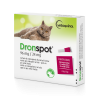 VETOQUINOL Dronspot 96 mg / 24 mg dla dużych kotów o wadze 5 do 8 kg (2 pipety)