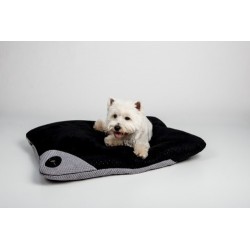 LAUREN DESIGN Poduszka FRIDA - czarna (pikowana) 85 x 65 cm