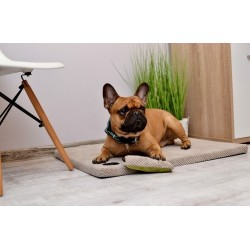 LAUREN DESIGN Materac DEMI - beżowy 85 x 70 x 5 cm