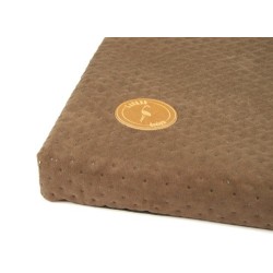 LAUREN DESIGN Materac DEMI - brązowy (pikowany) 70 x 60 x 3 cm