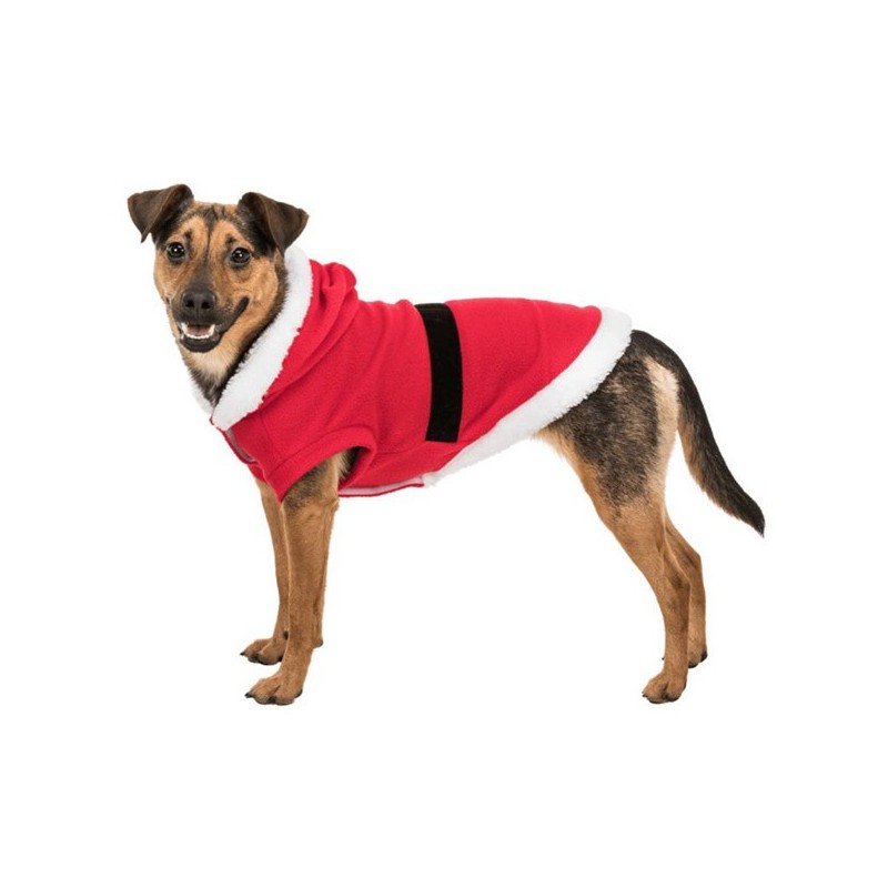 TRIXIE Płaszczyk świąteczny XMAS Mikołaj czerwono - biały M