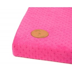 LAUREN DESIGN Materac DEMI - różowy (pikowany) 85 x 70 x 5 cm