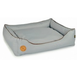 LAUREN DESIGN Kanapa / Legowisko CEZAR OUTDOOR - szara kodura 80 x 70 cm