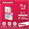 BAYER Advantix Spot-on 4kg - 10kg 4kg - 10kg (4x 1,0ml)