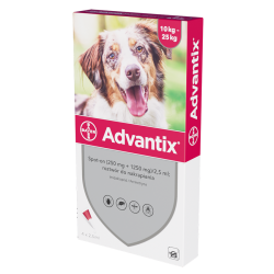BAYER Advantix Spot-on 10kg - 25kg 10kg - 25kg (1x 2,5ml)