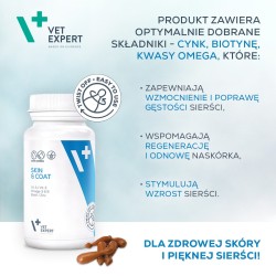 VETEXPERT Skin and Coat - Skóra i sierść 30kaps. (Twist Off)