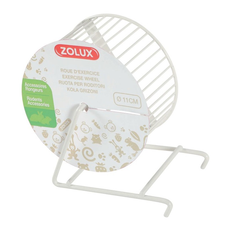 ZOLUX Kołowrotek metalowy - beżowy 14cm