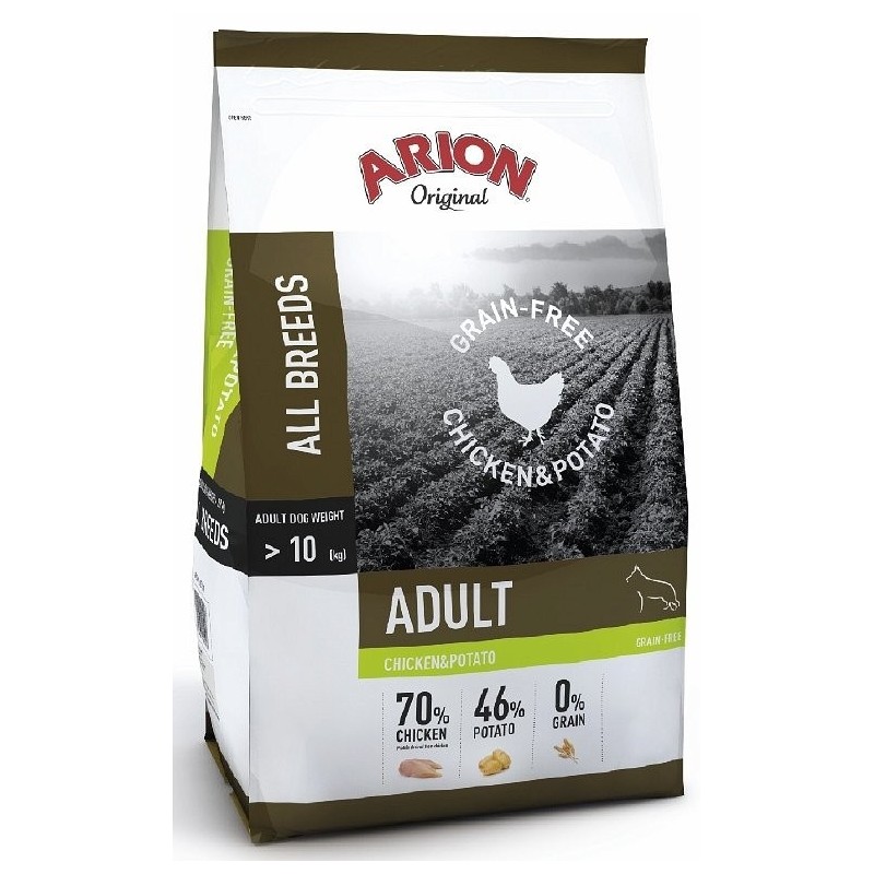 ARION Original Grain Free All Breeds Chicken and Potato 2x 12kg