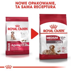 ROYAL CANIN Medium Ageing 10+ karma sucha dla psów dojrzałych ras średnich, po 10 roku życia 15 kg