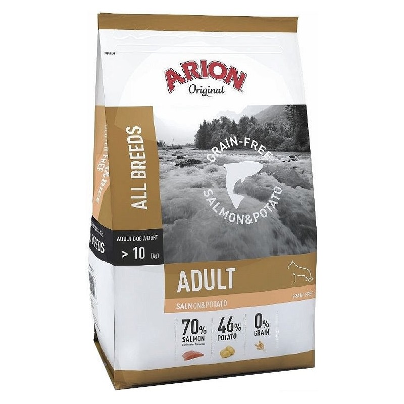 ARION Original Grain Free All Breeds Salmon and Potato 2x 12kg