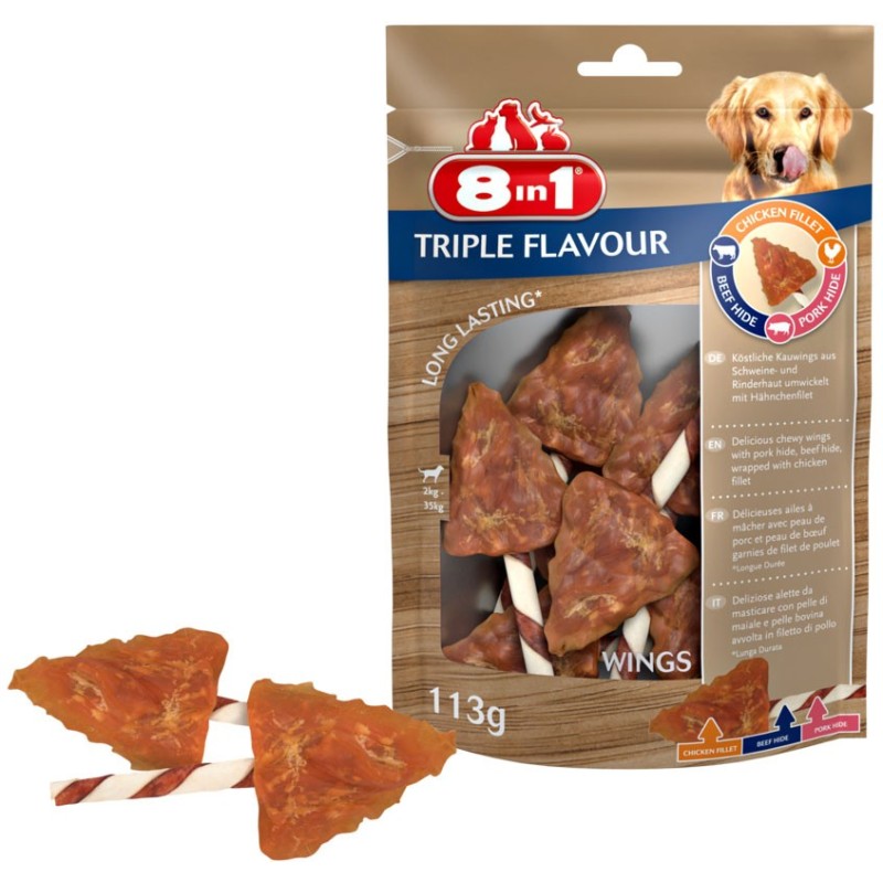 8in1 Przysmak Triple Flavour Wings 6 szt.