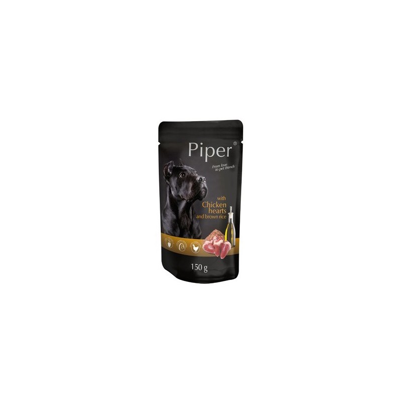 PIPER Serca kurczaka z ryżem brązowym (saszetka) 150g