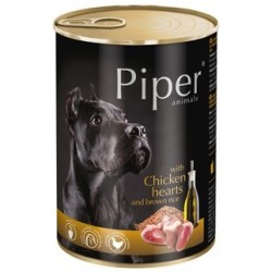 PIPER Serca kurczaka z ryżem brązowym (puszka) 400g