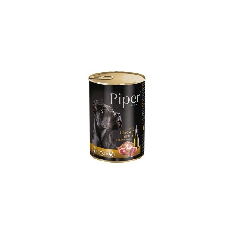 PIPER Serca kurczaka z ryżem brązowym (puszka) 800g