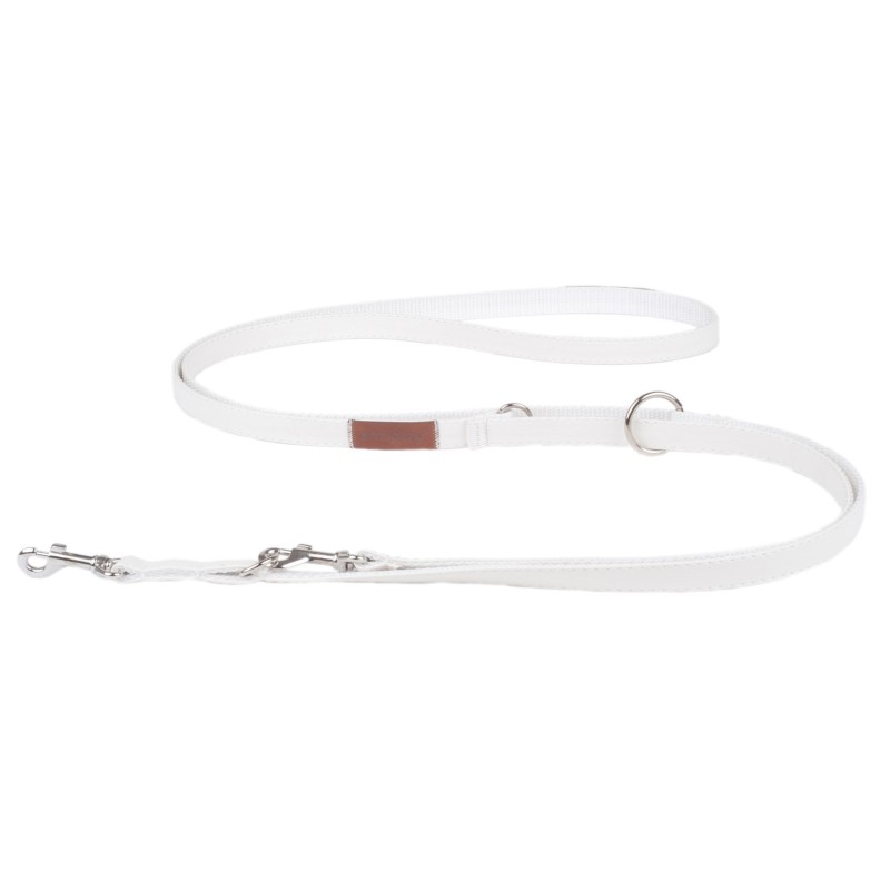 AMIPLAY Smycz regulowana 6 in 1 Lincoln - Biała M