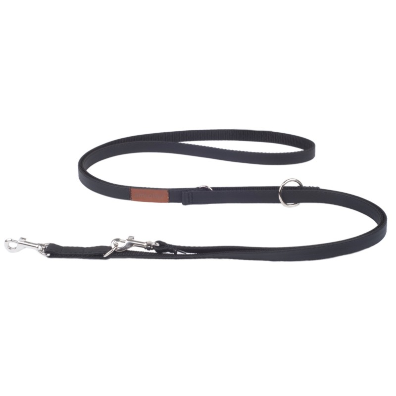 AMIPLAY Smycz regulowana 6 in 1 Lincoln - Czarna S
