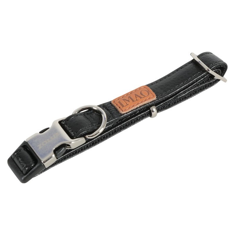 ZOLUX Obroża IMAO Piccadilly - czarna 20mm