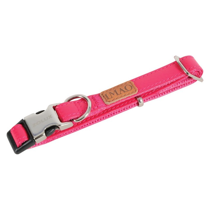 ZOLUX Obroża IMAO Piccadilly - fuksja 20mm