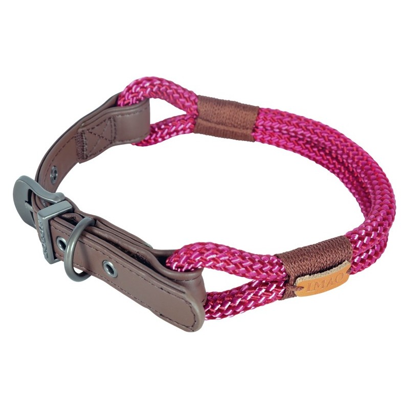 ZOLUX Obroża IMAO Hyde Park - fuksja 9mm