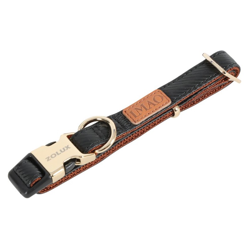 ZOLUX Obroża IMAO Mayfair - czarna 20mm