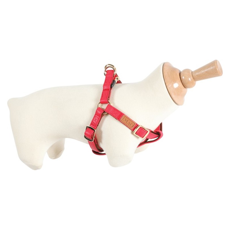 ZOLUX Szelki IMAO Mayfair - czerwone 25mm