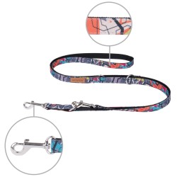 AMIPLAY Smycz regulowana 6 in 1 Adventure - Abstrakcja XL