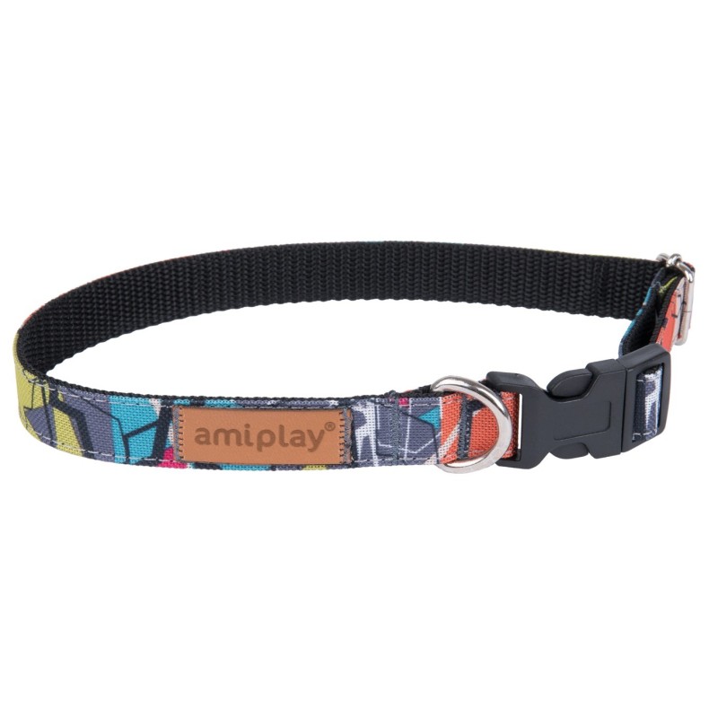 AMIPLAY Obroża regulowana Adventure - Abstrakcja L