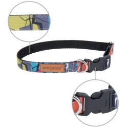 AMIPLAY Obroża regulowana Adventure - Abstrakcja S