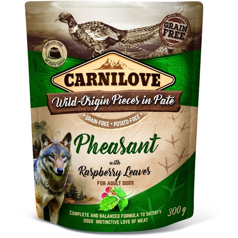 CARNILOVE DOG Pouch Pheasant and Raspberry (saszetka) 300g