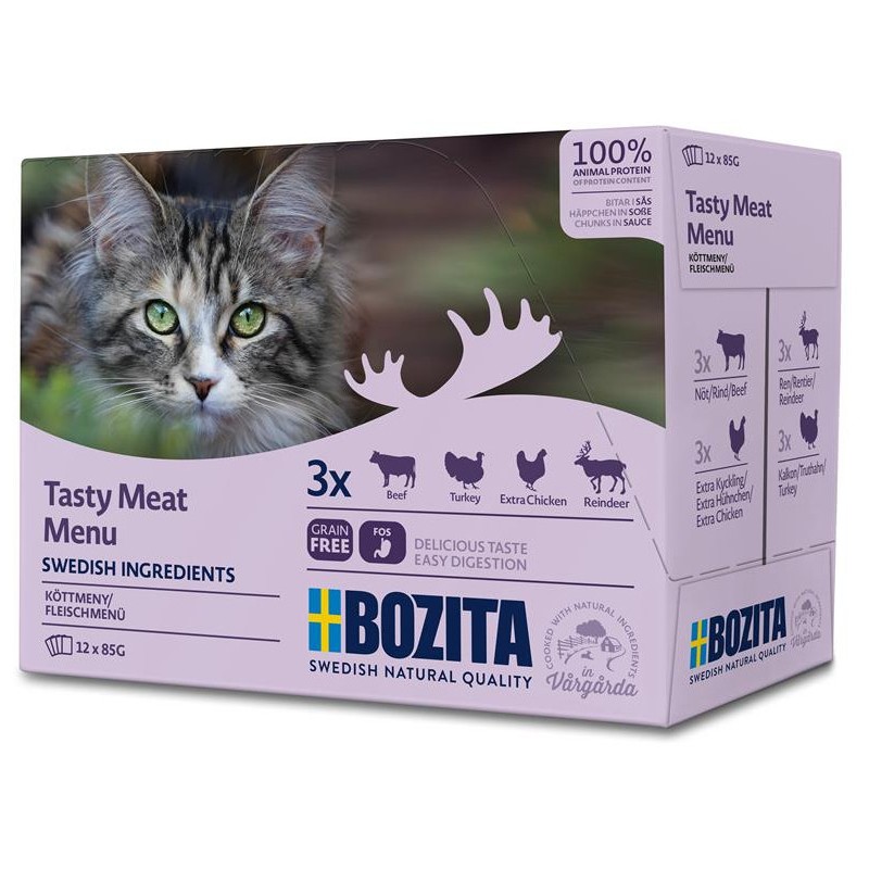 BOZITA Multibox z mięsem (w zestawie: 12x 85g)