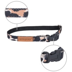 AMIPLAY Obroża regulowana Safari - Panterka M