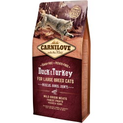 CARNILOVE CAT Grain-Free Duck and Turkey For Large Breed - Kaczka i indyk 400g