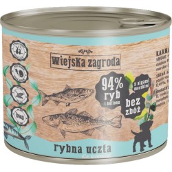 WIEJSKA ZAGRODA dla szczeniąt - Rybna uczta 6x 400g