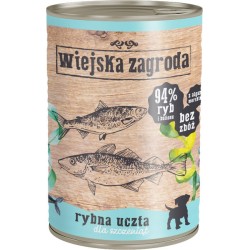WIEJSKA ZAGRODA dla szczeniąt - Rybna uczta 800g