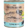 WIEJSKA ZAGRODA dla szczeniąt - Rybna uczta 800g