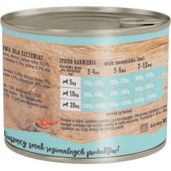 WIEJSKA ZAGRODA dla szczeniąt - Rybna uczta 200g